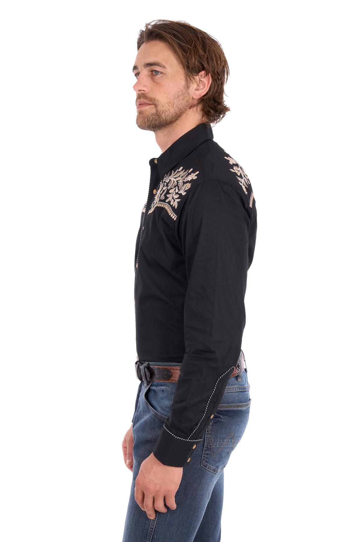 Men’s Anthony Embroidered Long Sleeve Shirt