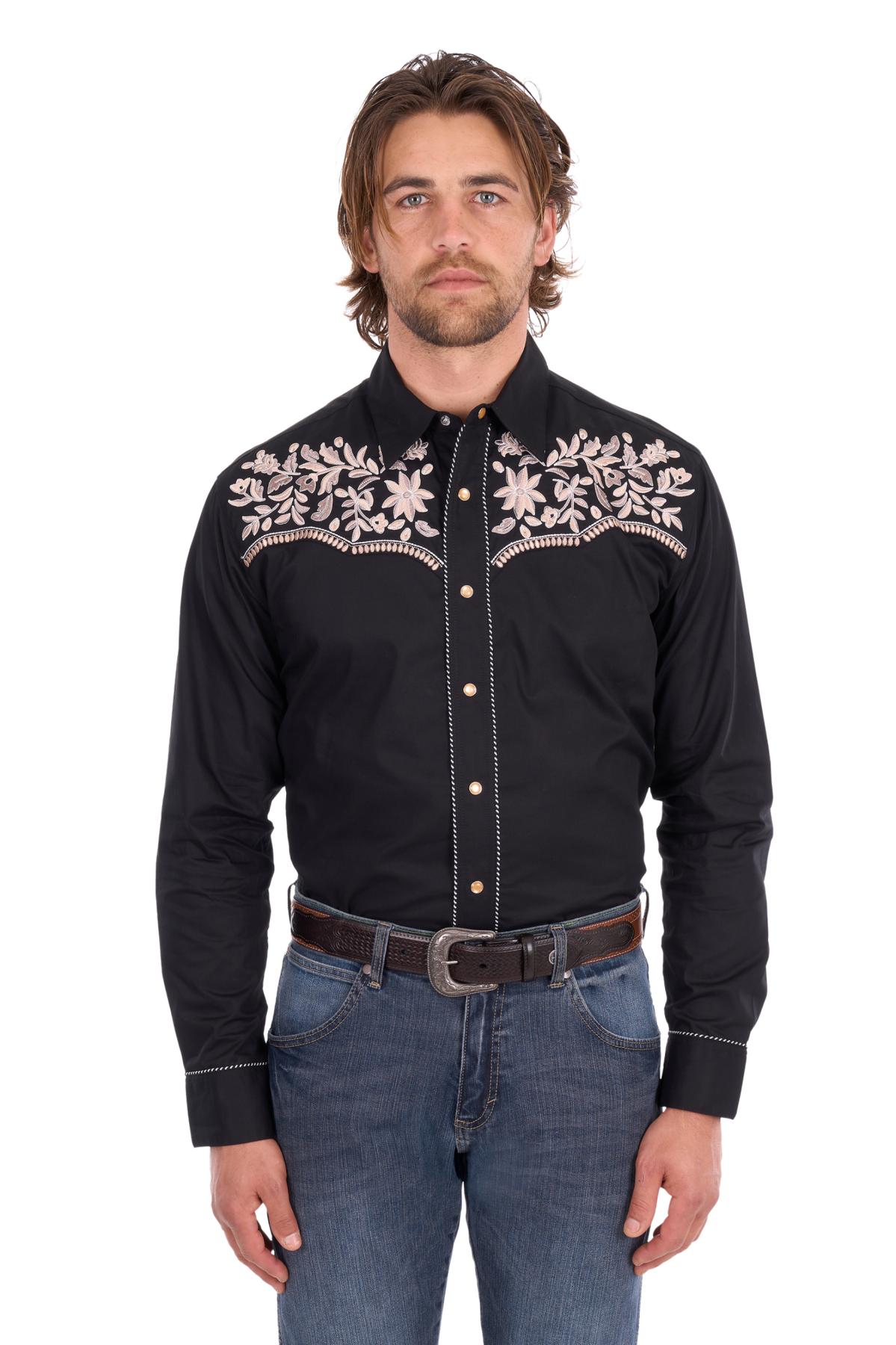 Men’s Anthony Embroidered Long Sleeve Shirt