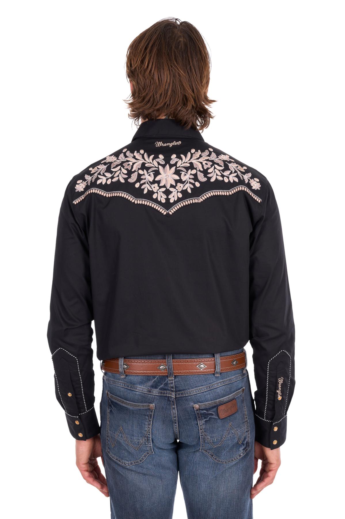 Men’s Anthony Embroidered Long Sleeve Shirt