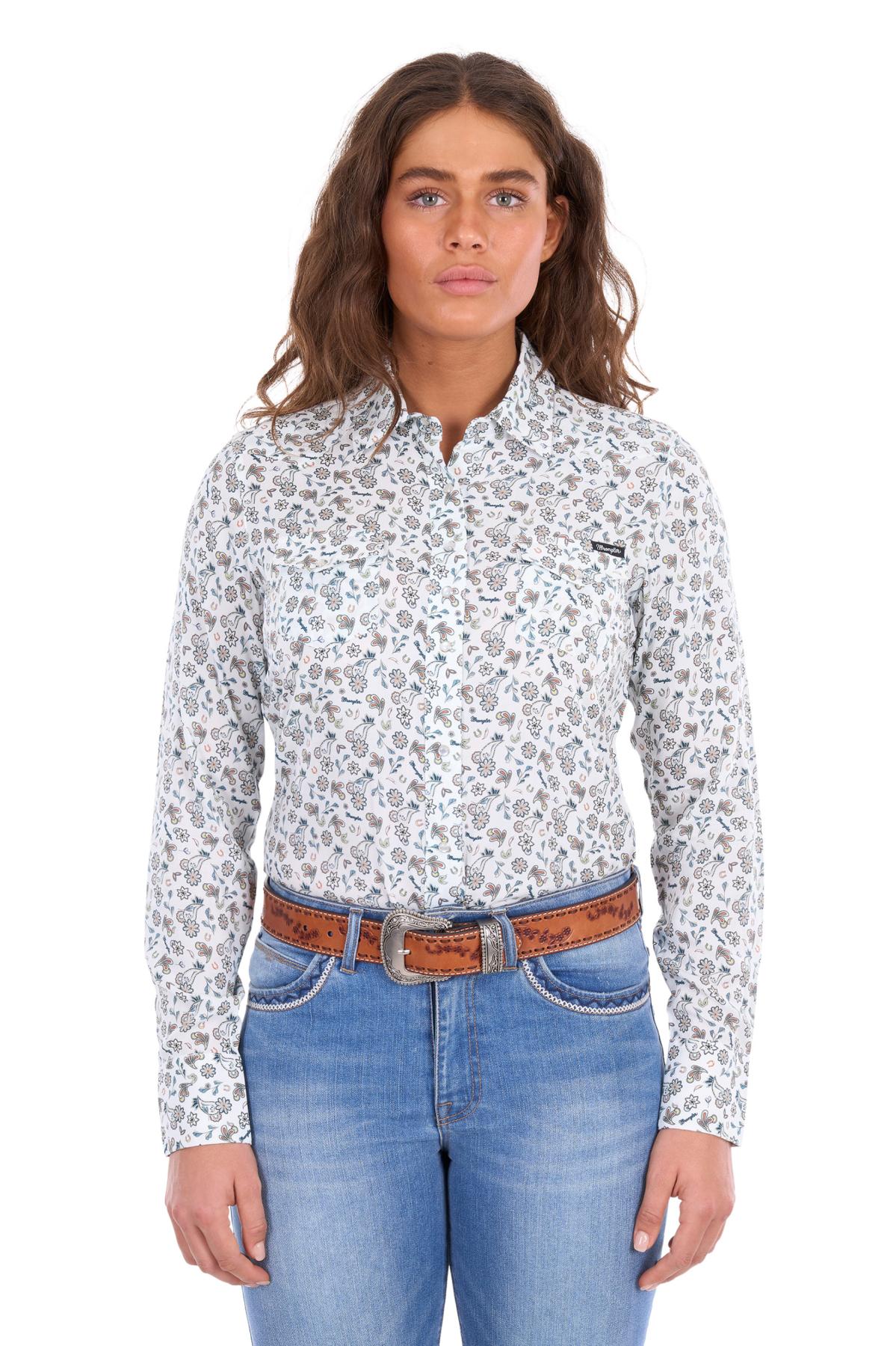 Women’s Elena Print Western Long Sleeve Shirt