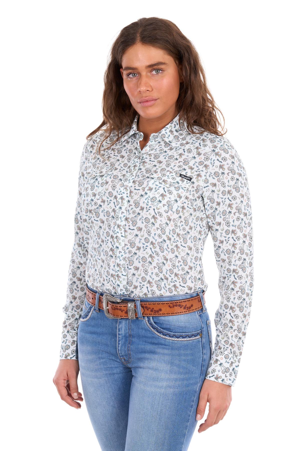 Women’s Elena Print Western Long Sleeve Shirt
