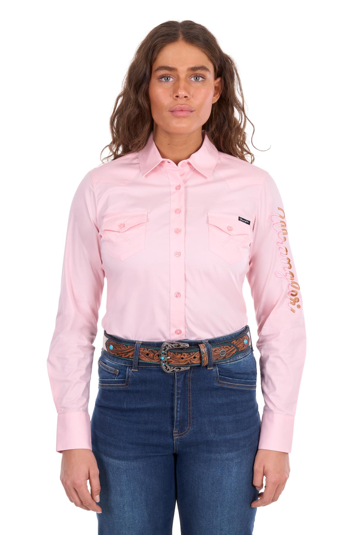 Women’s Hazel Logo Western Long Sleeve Shirt
