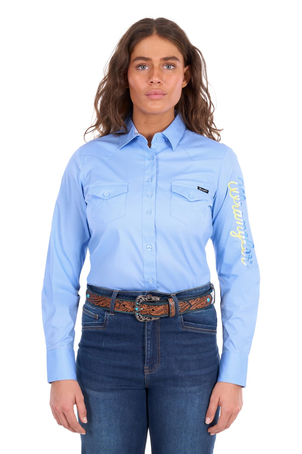 Women’s Hazel Logo Western Long Sleeve Shirt