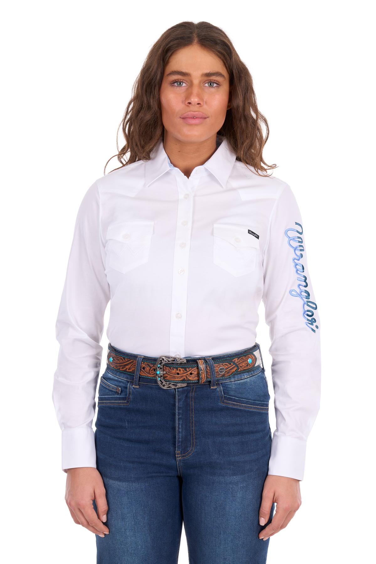 Women’s Hazel Logo Western Long Sleeve Shirt