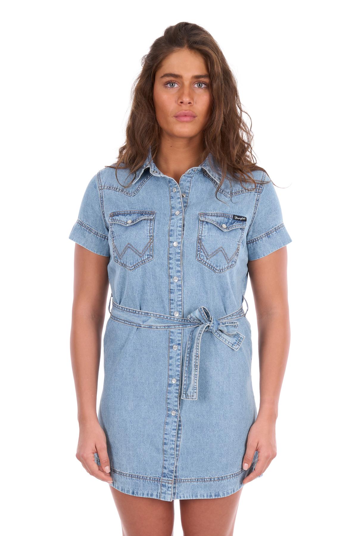 Women’s Marla Short Sleeve Denim Dress