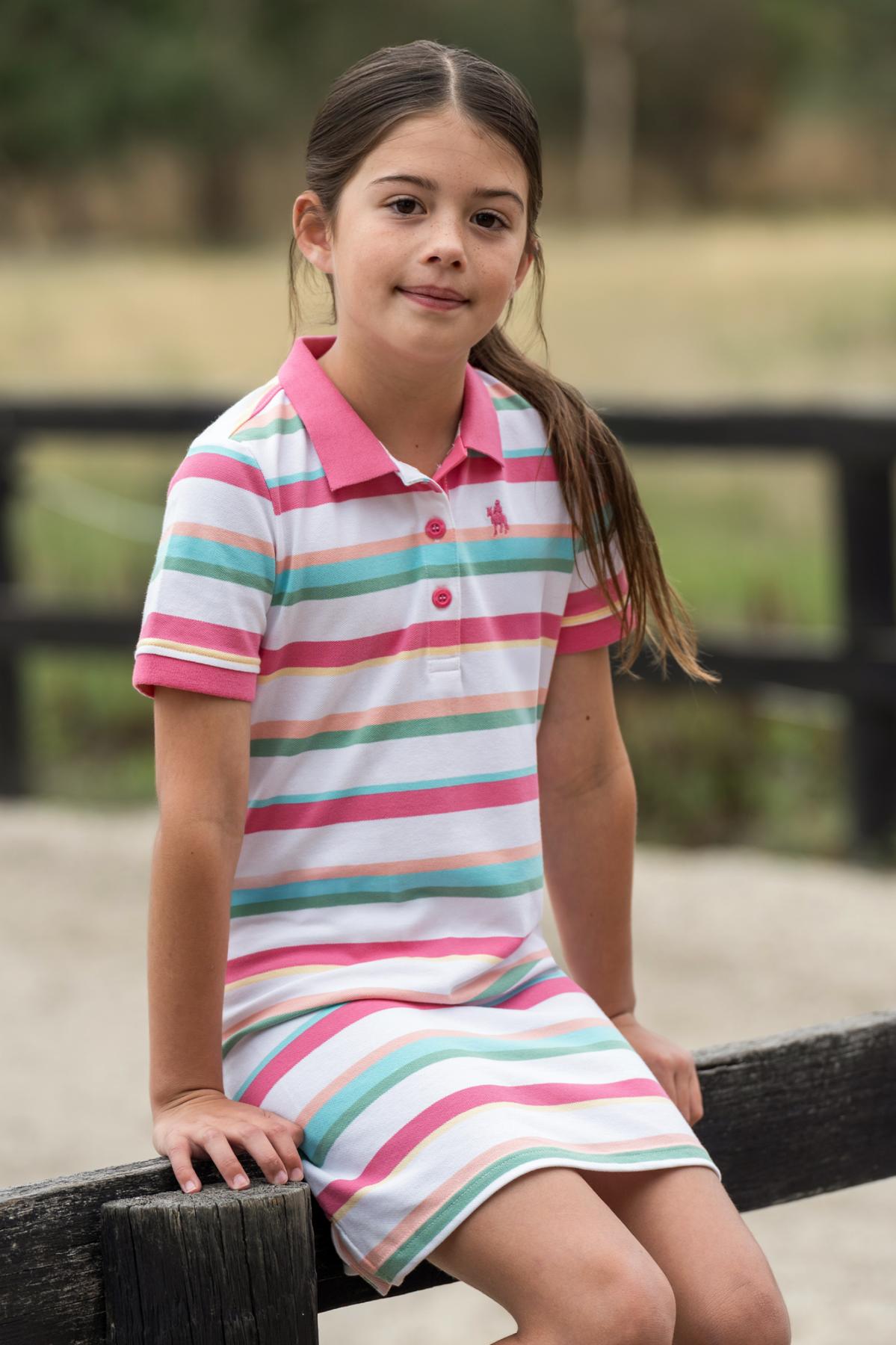 Girl’s Chiara Short Sleeve Polo Dress