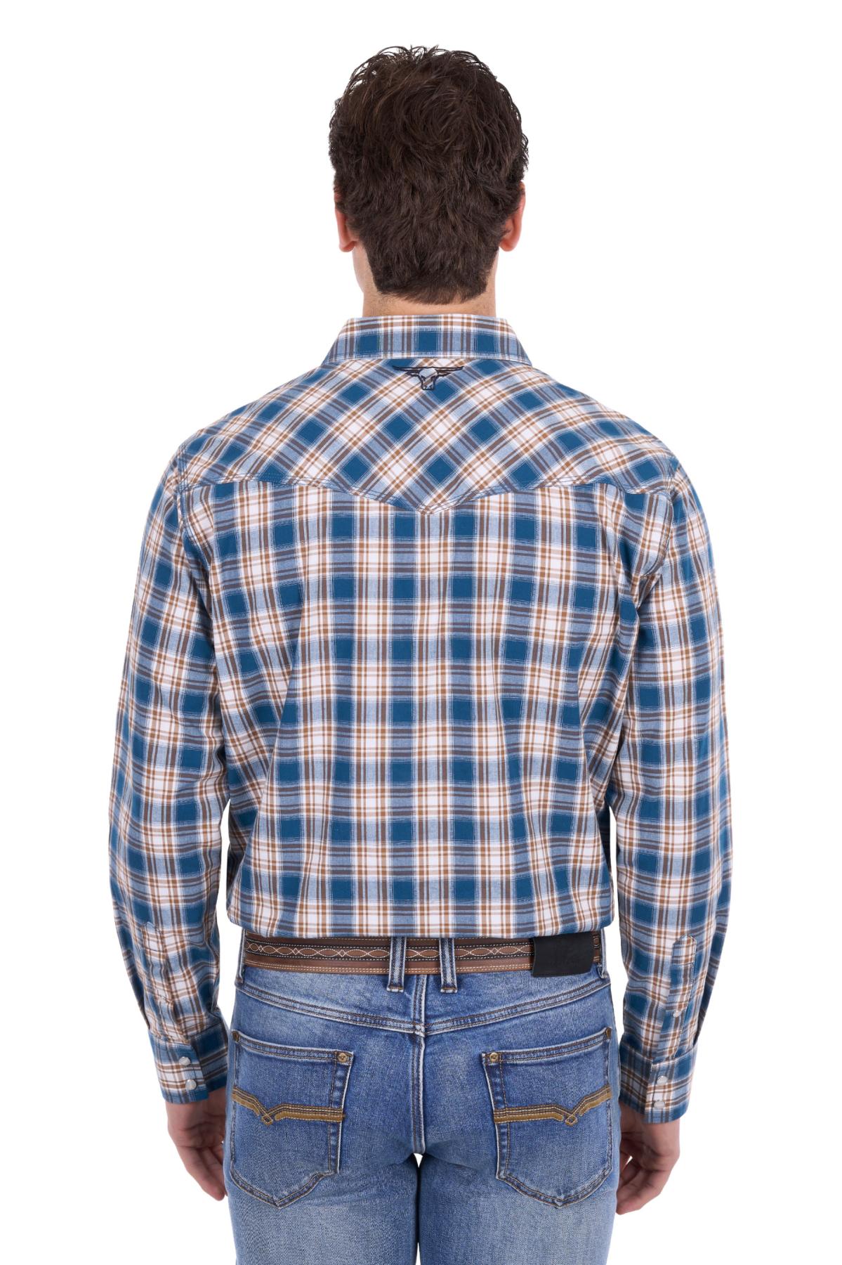 Men’s Todd Check Western Long Sleeve Shirt