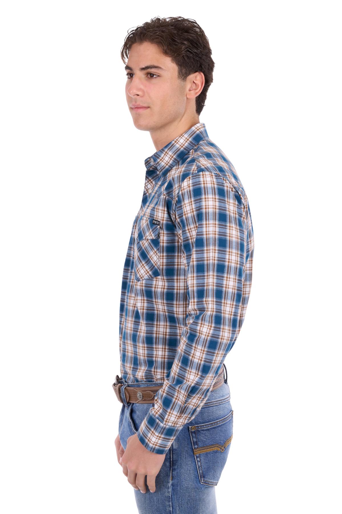 Men’s Todd Check Western Long Sleeve Shirt