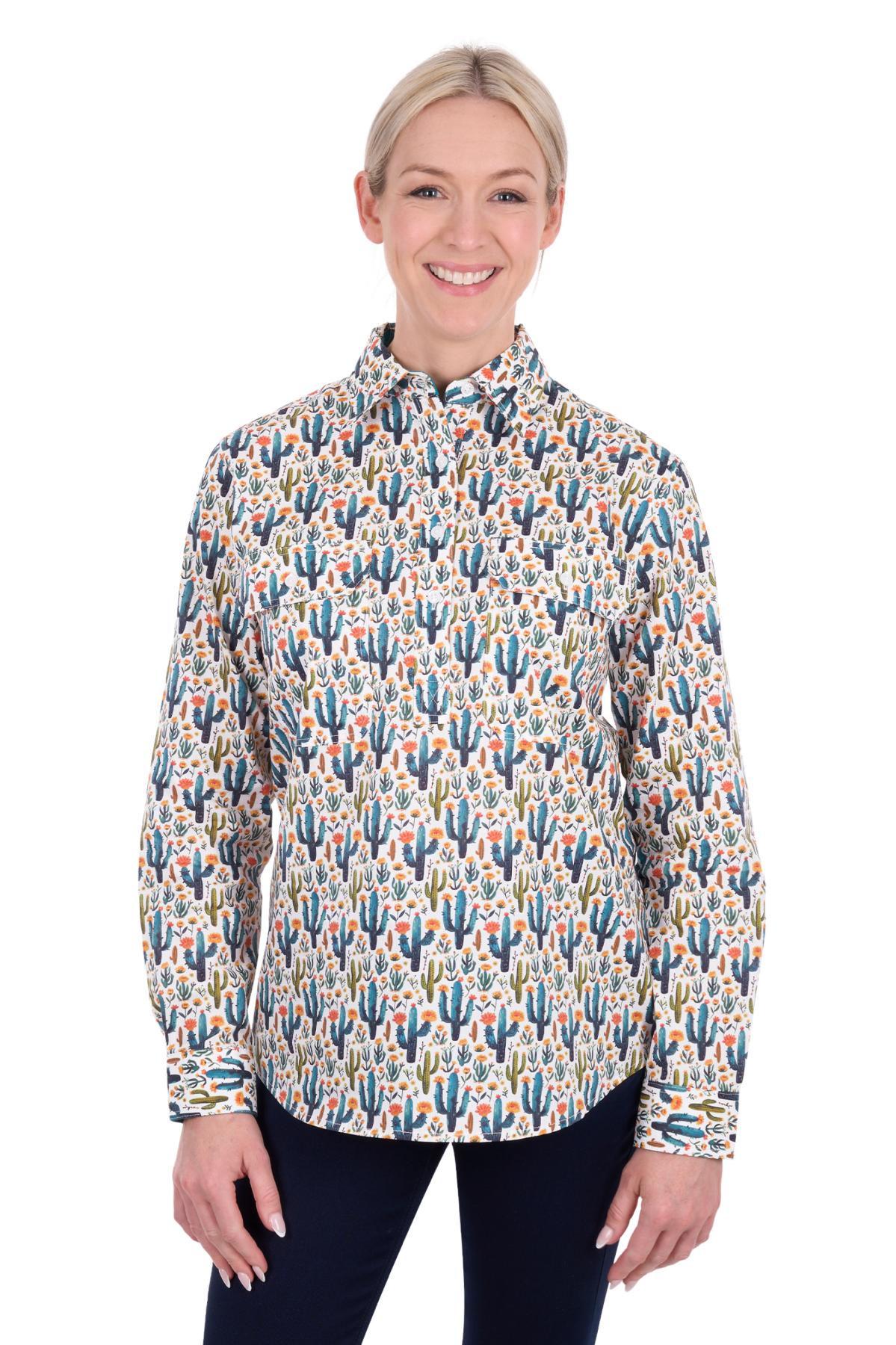 Women’s Alba Half Placket Long Sleeve Shirt