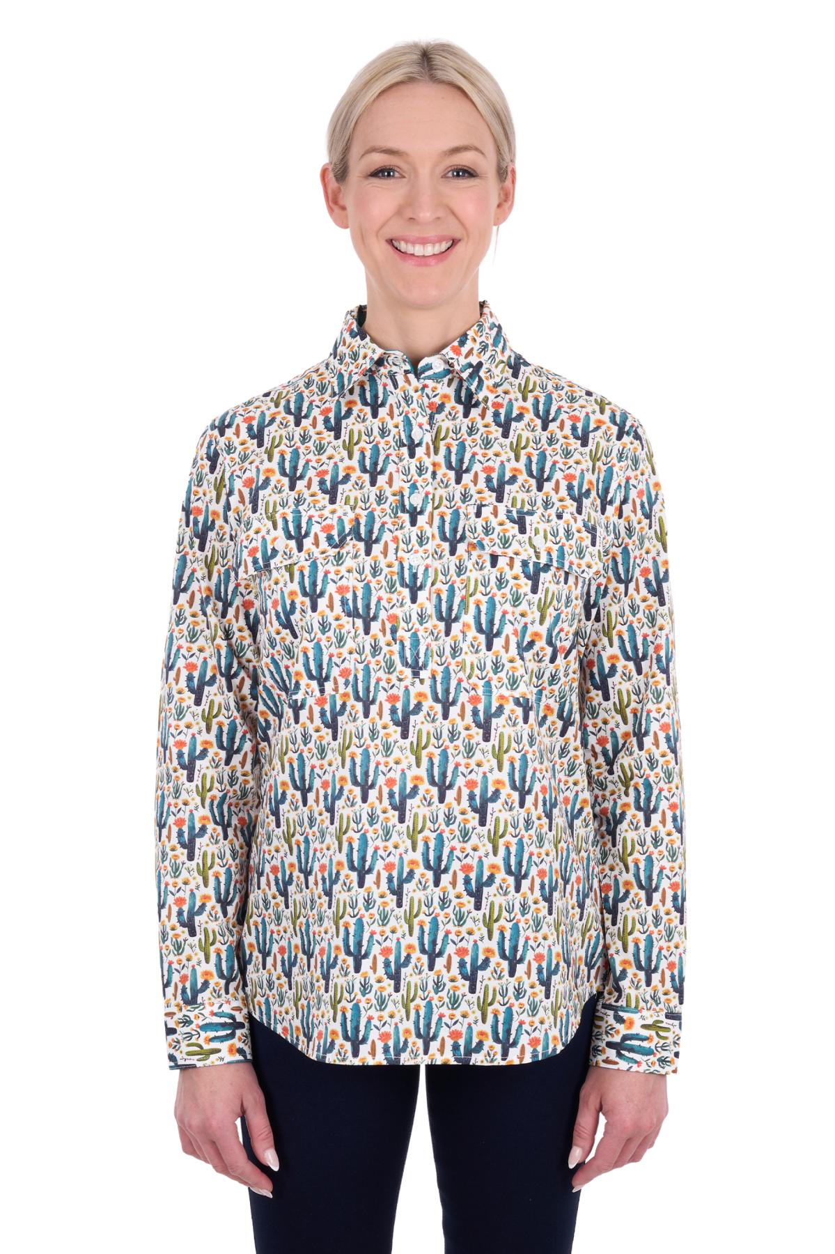 Women’s Alba Half Placket Long Sleeve Shirt