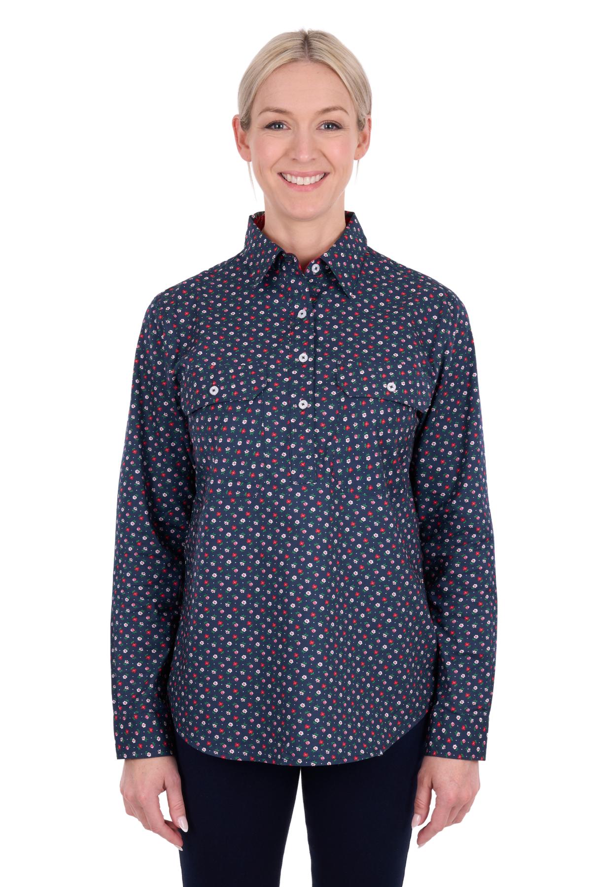 Women’s Fiora Half Placket Long Sleeve Shirt