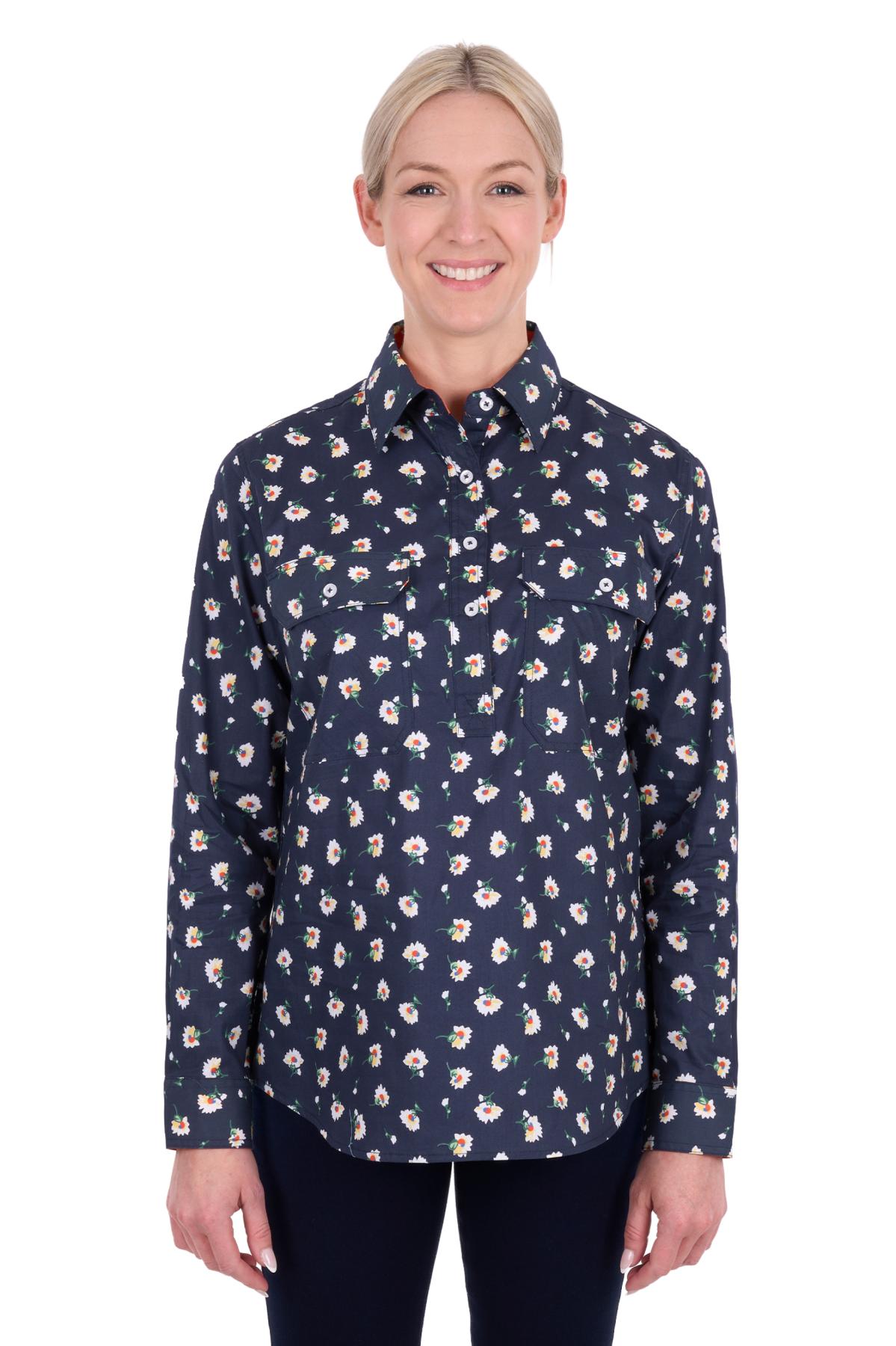 Women’s Joanna Half Placket Long Sleeve Shirt