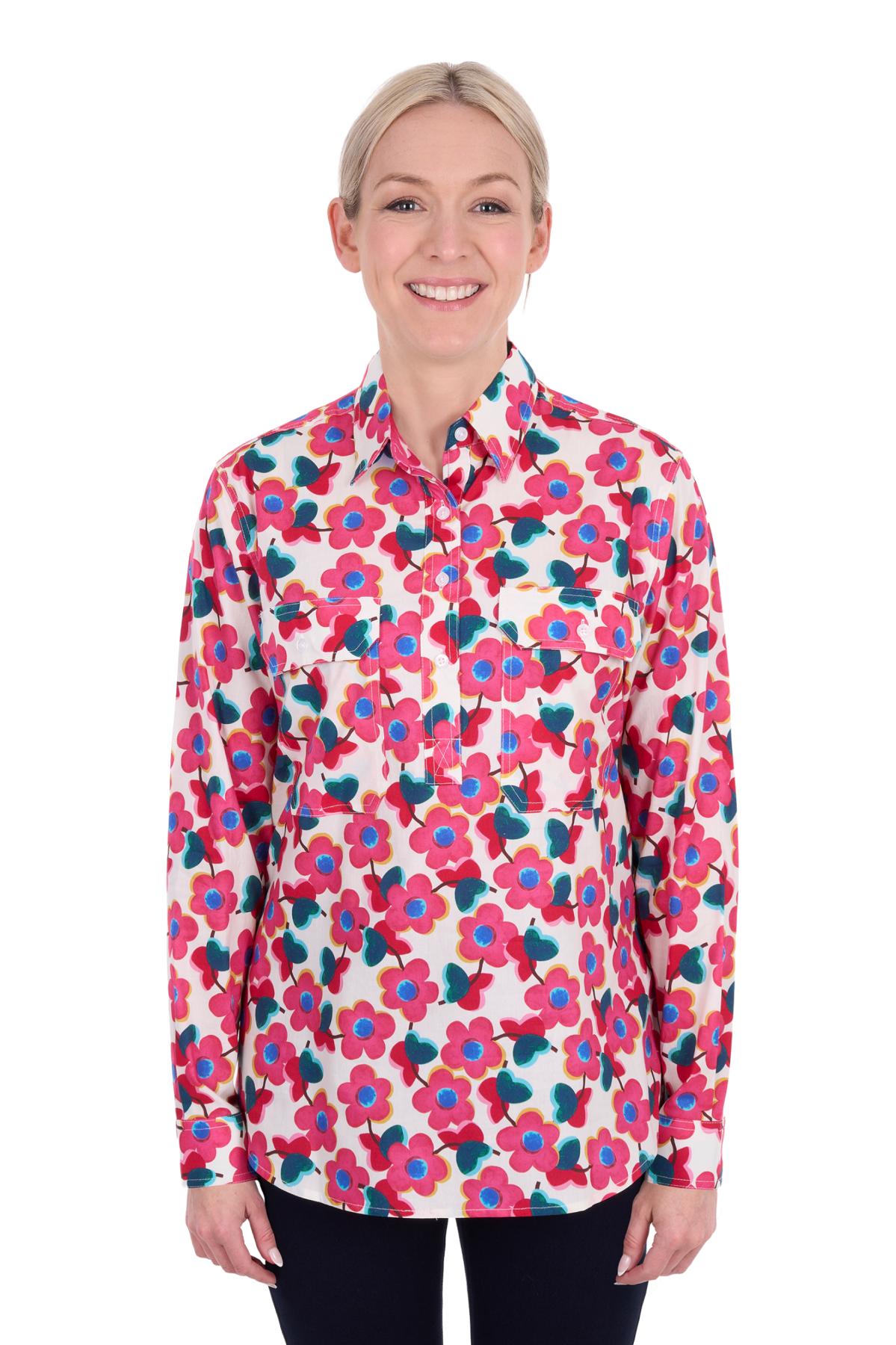 Women’s Lorri Half Placket Long Sleeve Shirt
