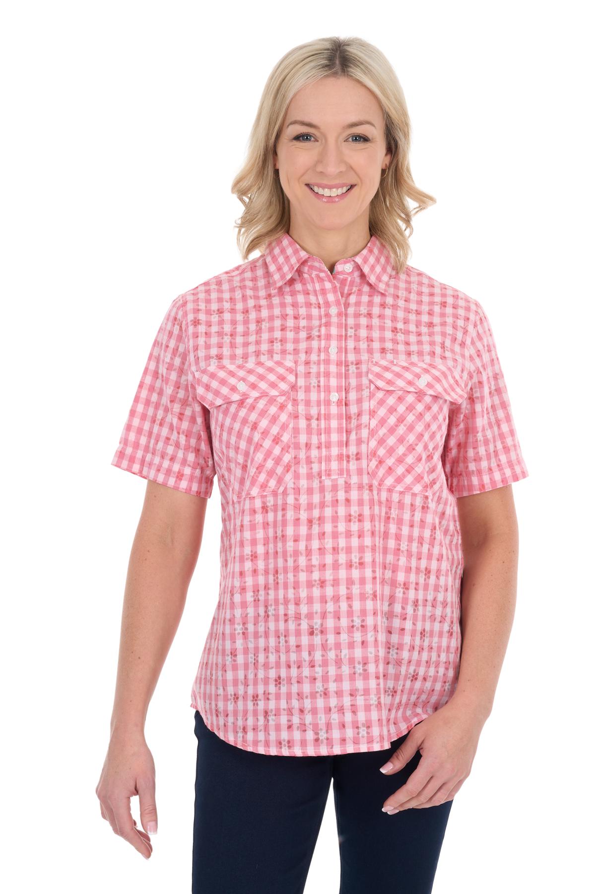 Women’s Raquel Half Placket Short Sleeve Shirt