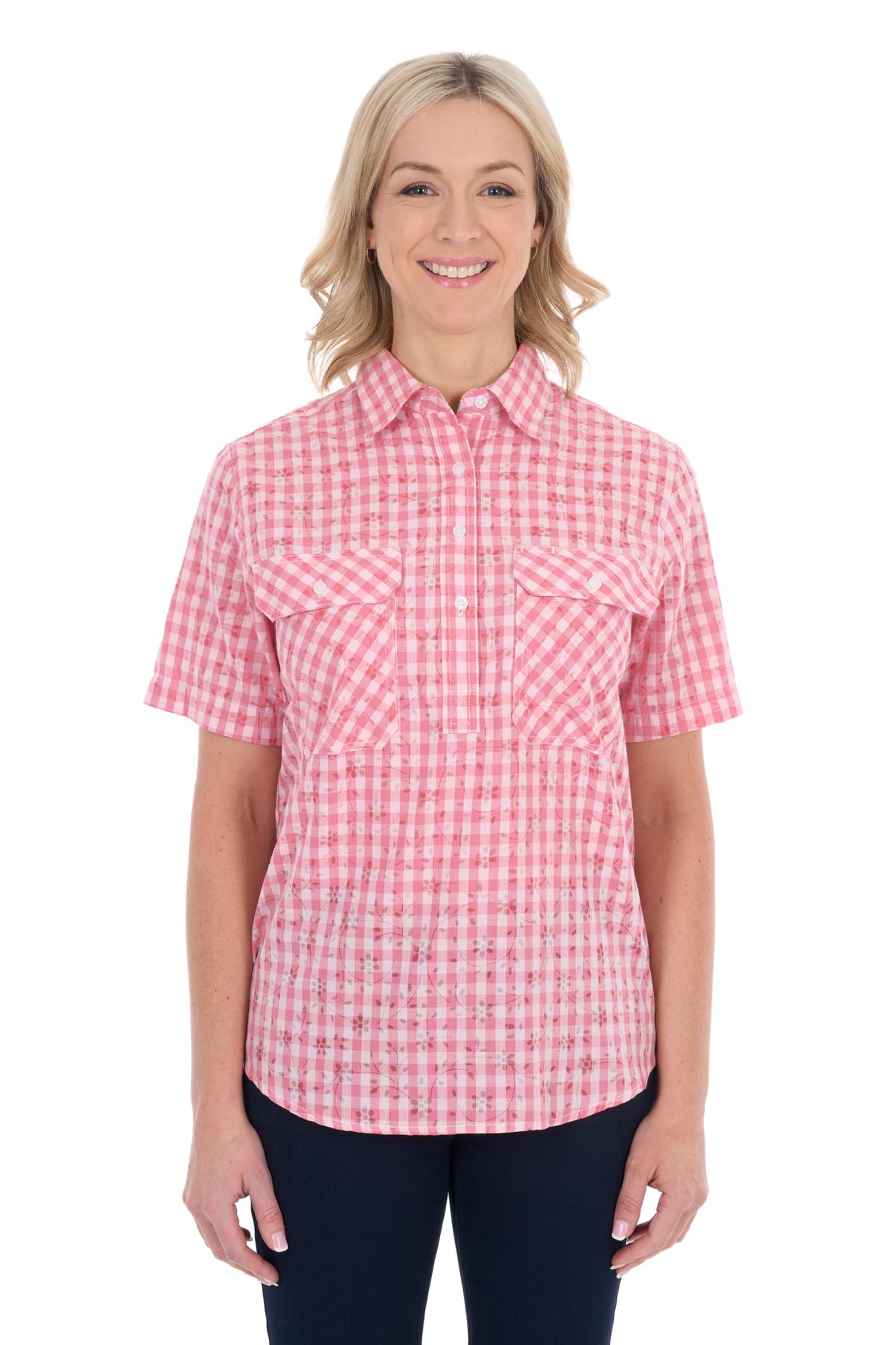 Women’s Raquel Half Placket Short Sleeve Shirt