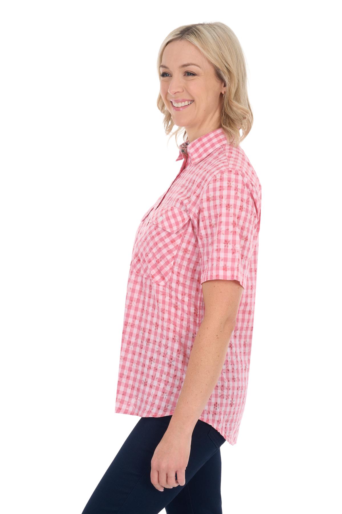 Women’s Raquel Half Placket Short Sleeve Shirt