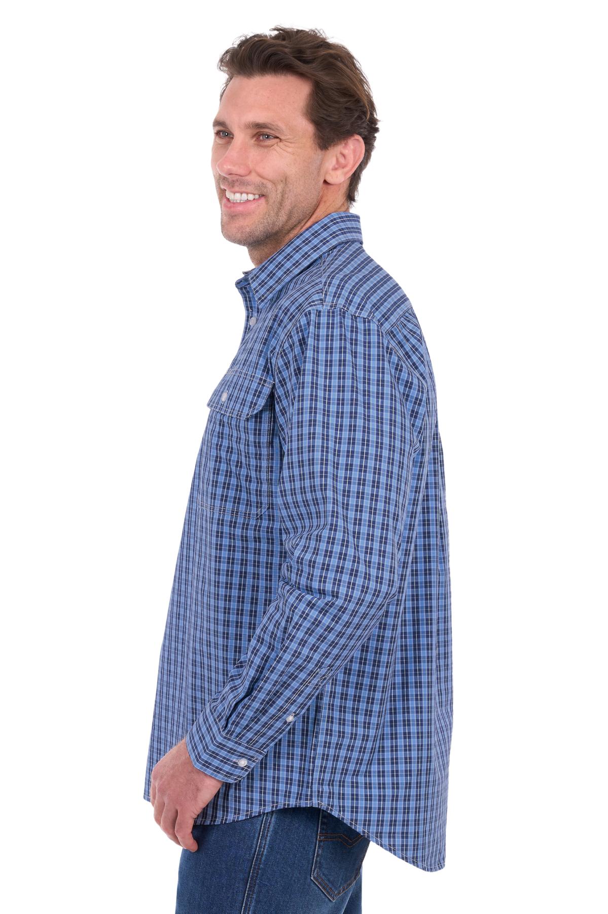 Men’s Wyatt Half Placket Long Sleeve Shirt