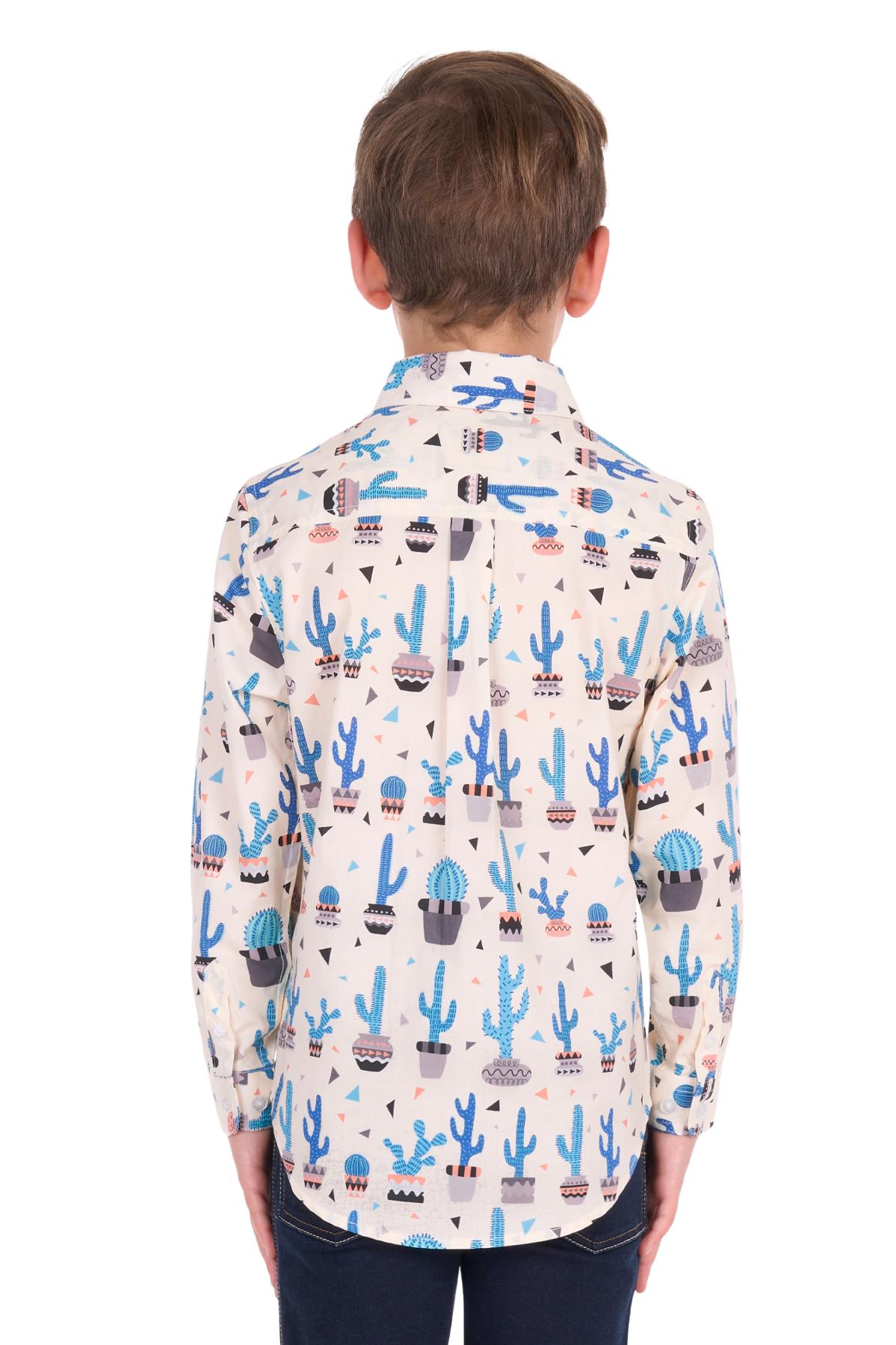 Kid’s Rocky Half Placket Long Sleeve Shirt