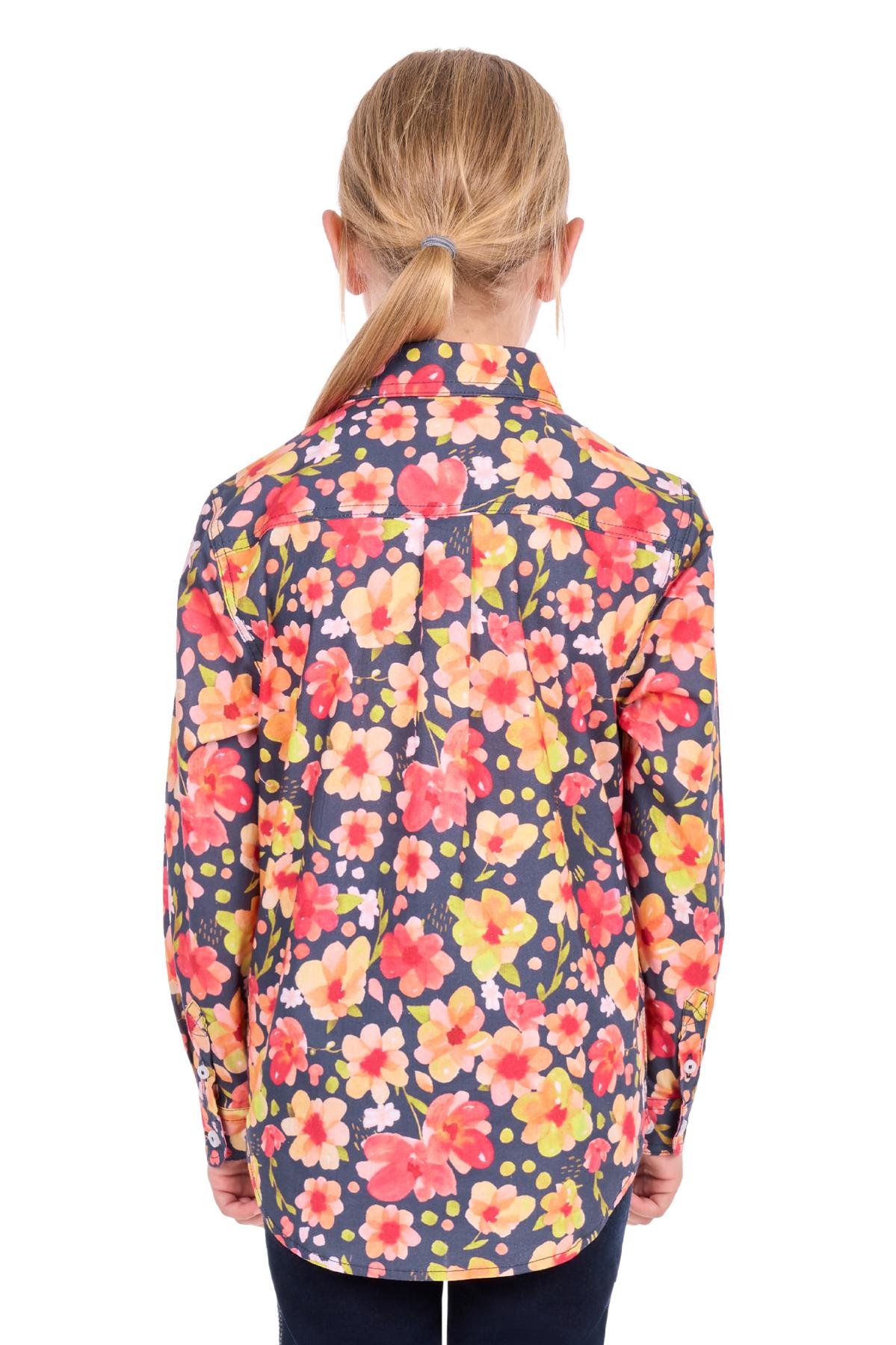 Kid’s Shanni Half Placket Long Sleeve Shirt