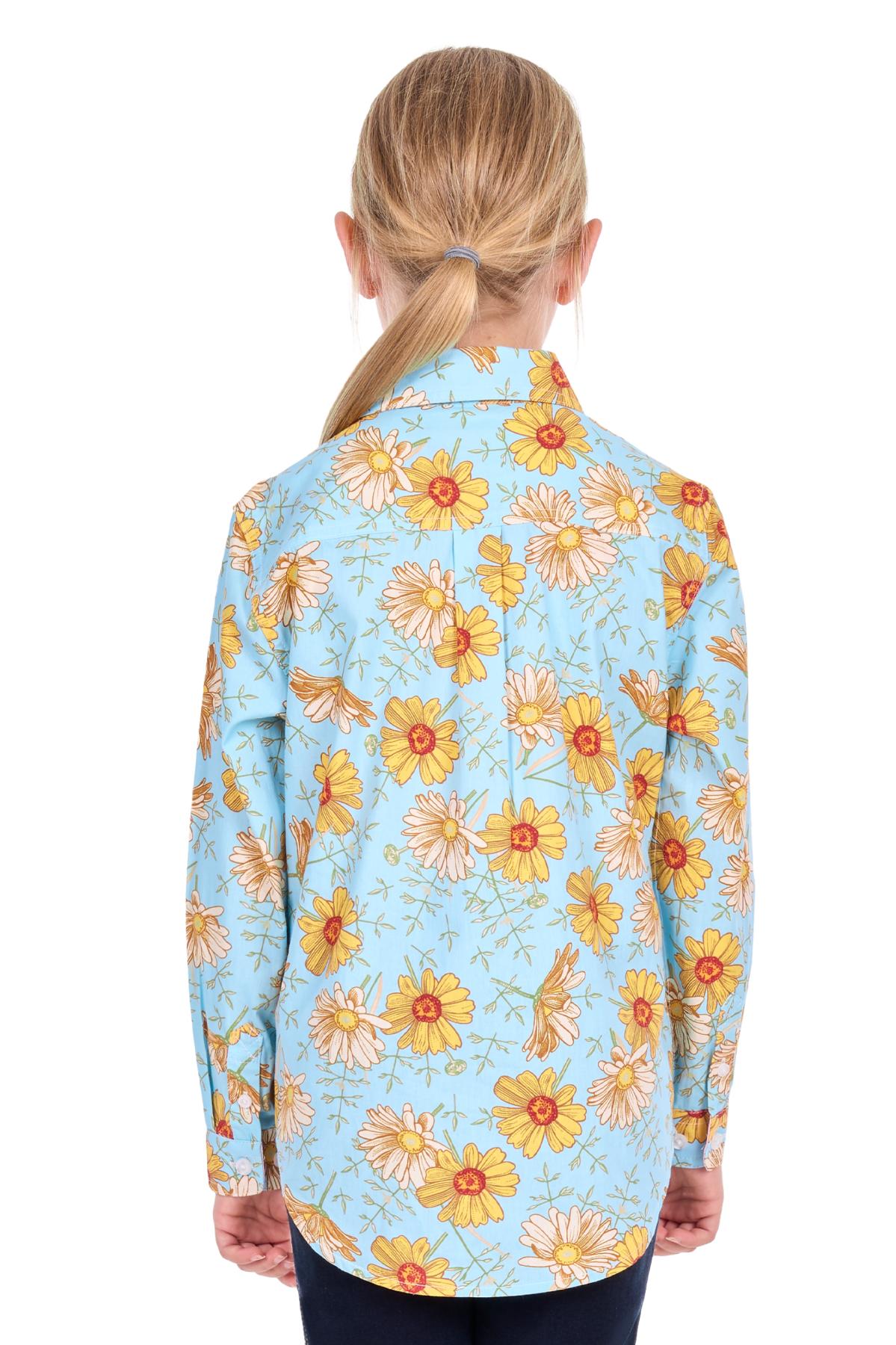 Kid’s Sunday Half Placket Long Sleeve Shirt