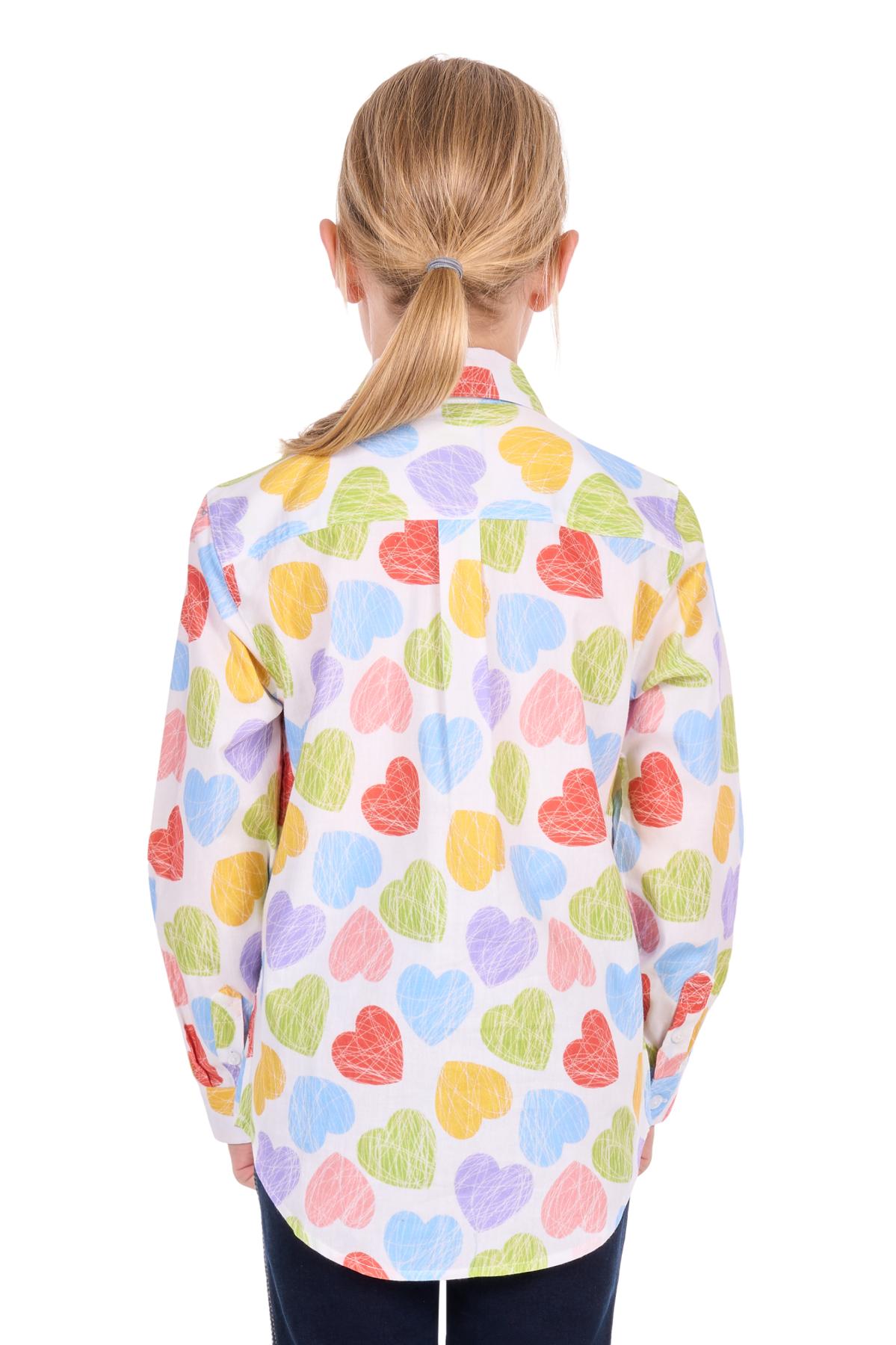 Kid’s Polly Half Placket Long Sleeve Shirt