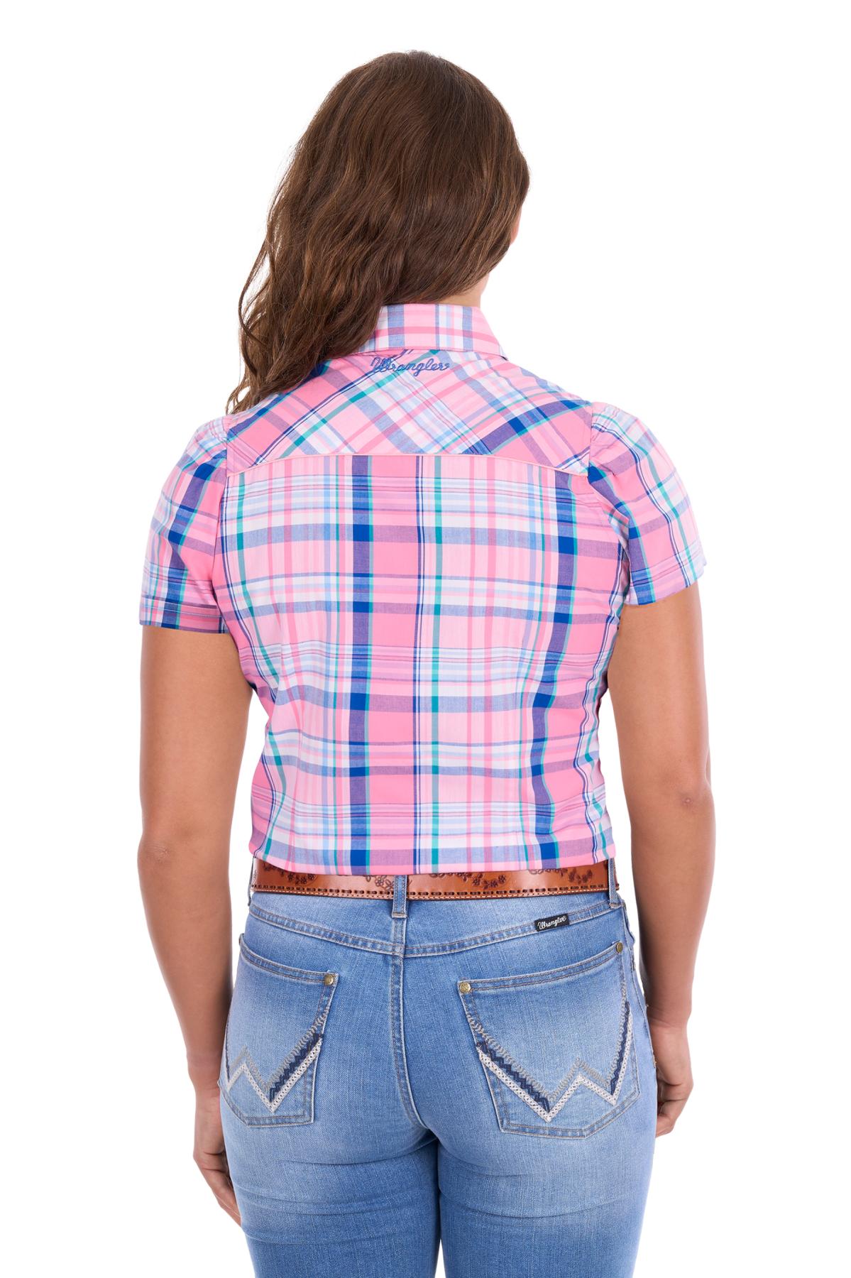Women’s Kiara Check Western Short Sleeve Shirt