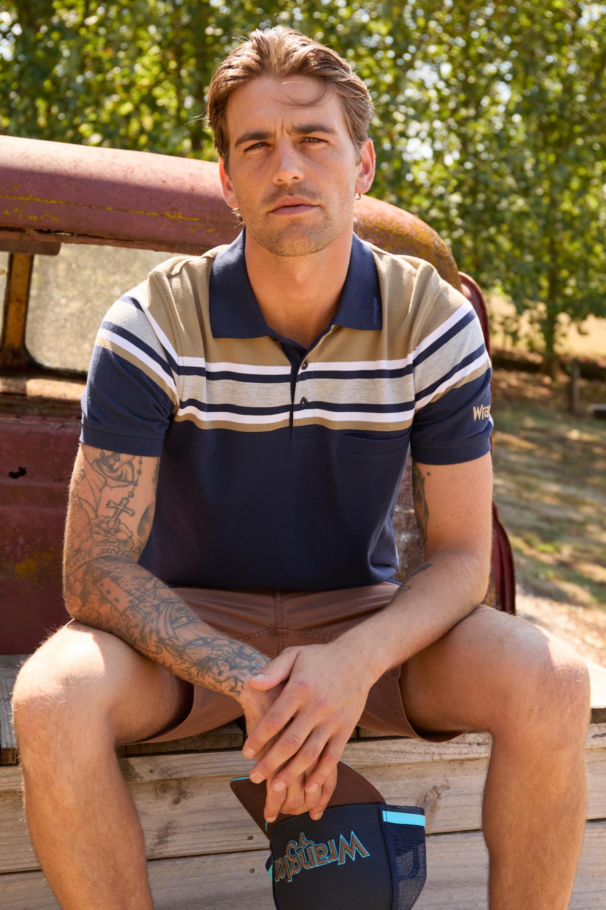 Men’s Tyrone 1 Pocket Short Sleeve Polo