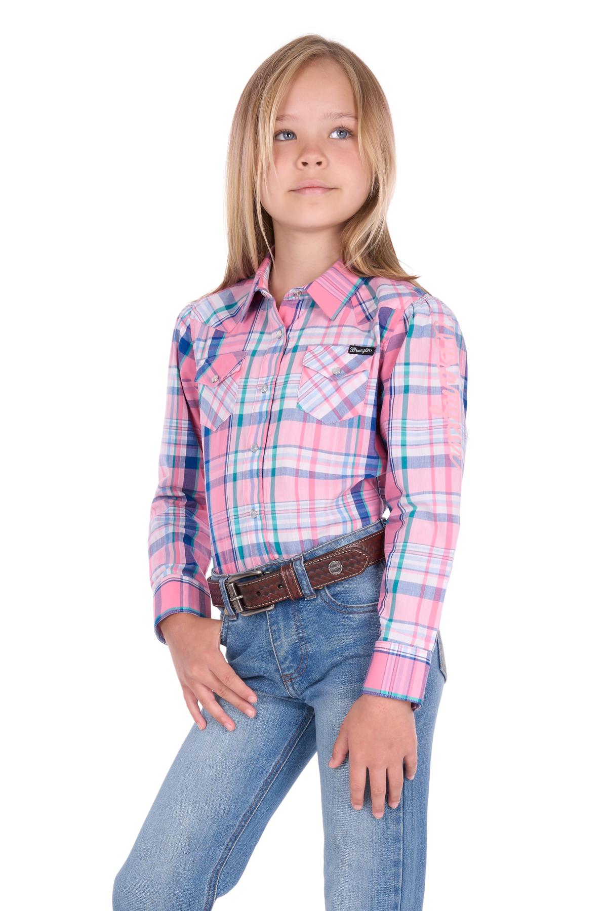 Girl’s Kiara Logo Long Sleeve Shirt