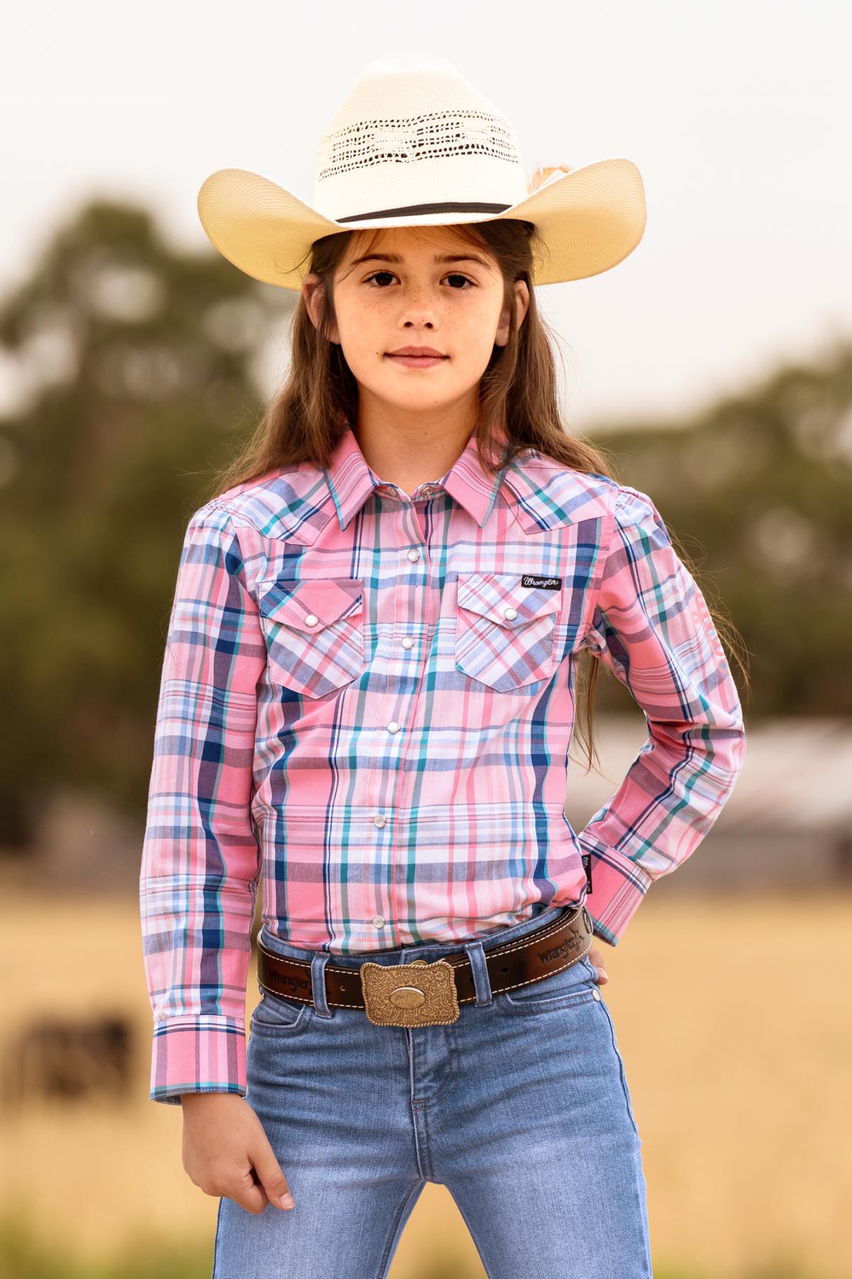 Girl’s Kiara Logo Long Sleeve Shirt