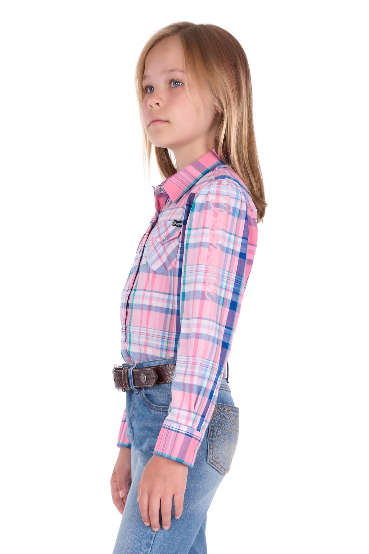 Girl’s Kiara Logo Long Sleeve Shirt