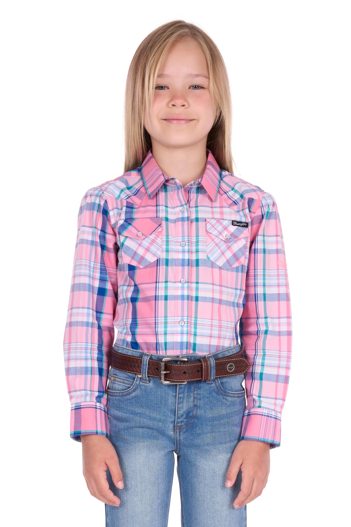 Girl’s Kiara Logo Long Sleeve Shirt