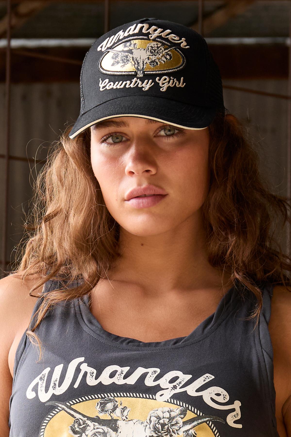 Jasmine 6 Panel Trucker Cap