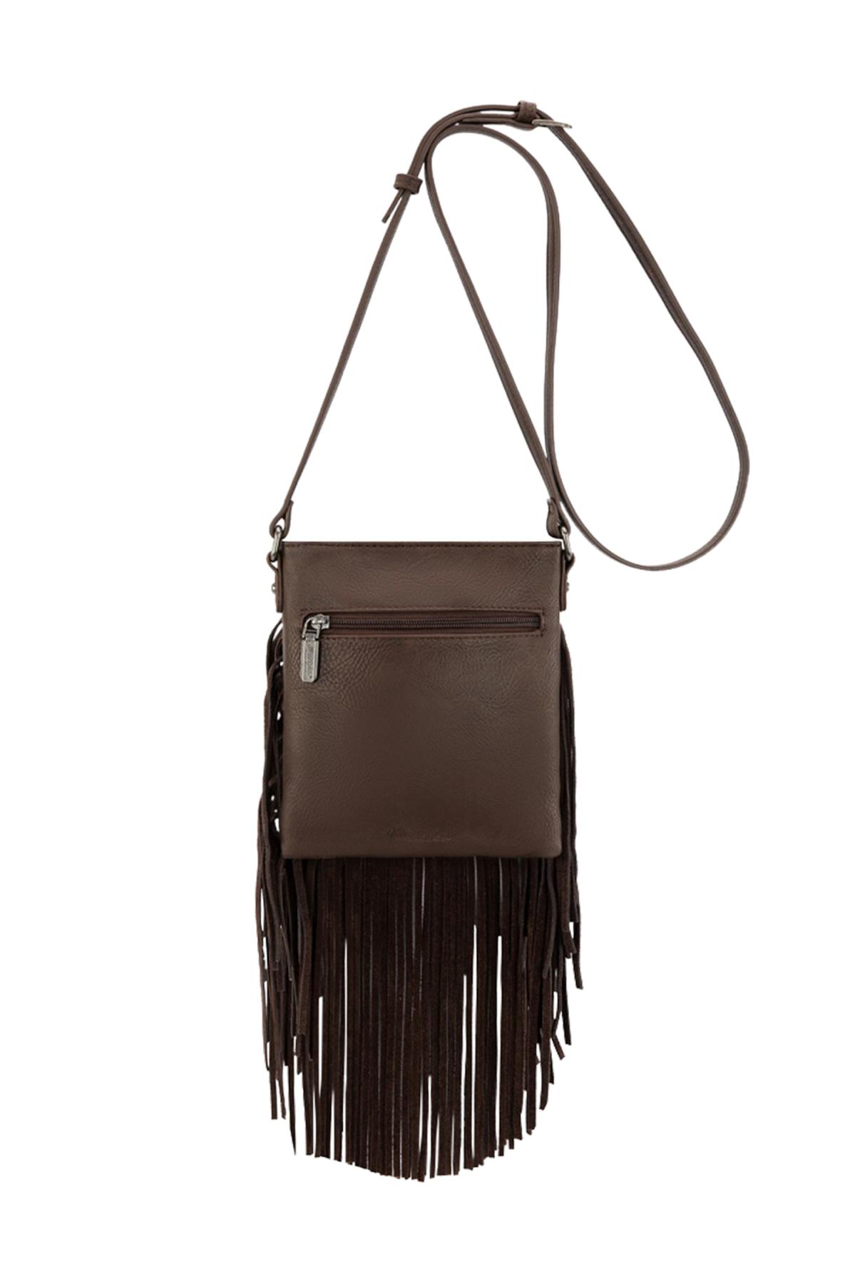 Denim Pocket Fringe Bag