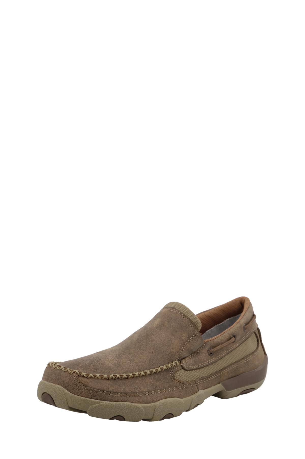 Mens Casual Driving Mocs Boat Slip On Bomber