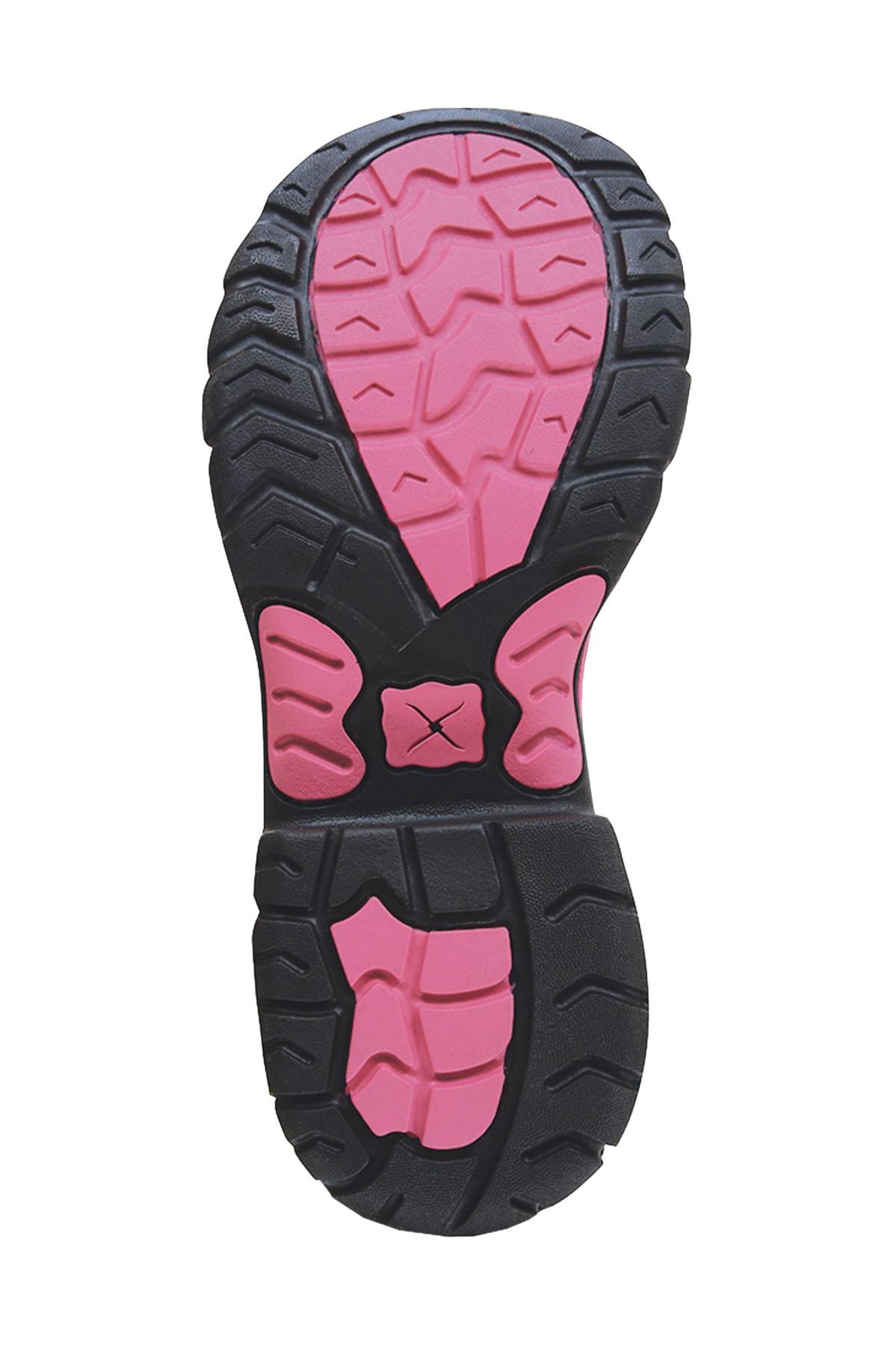 Womens Pink Ribbon All Around Lace Up