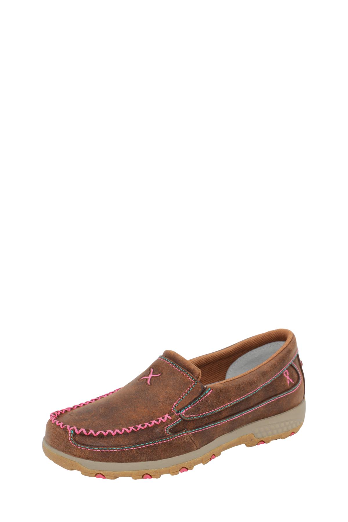 Womens Pink Cellstretch Slipon