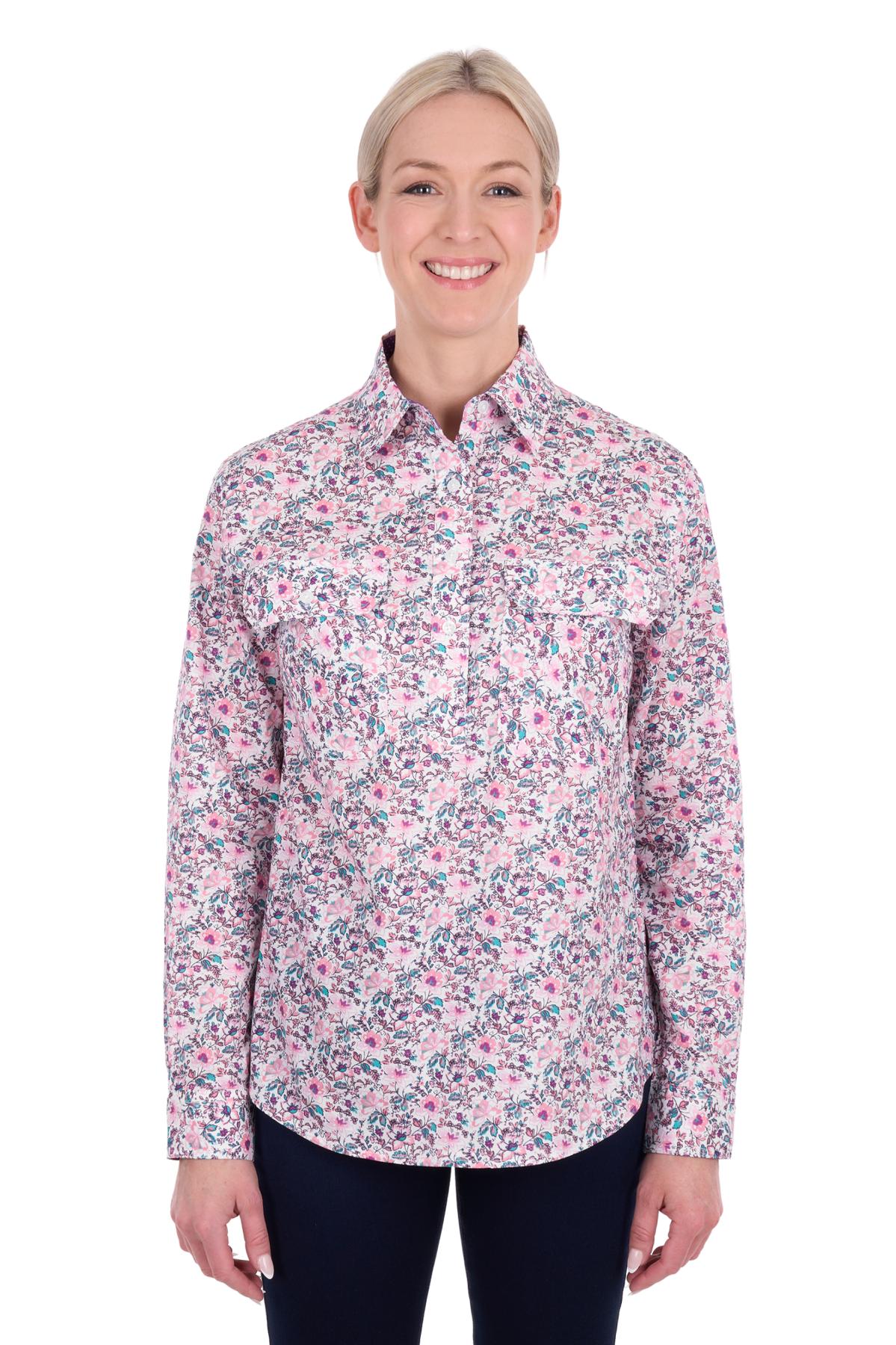 Women’s Joyce Half Placket Long Sleeve Shirt