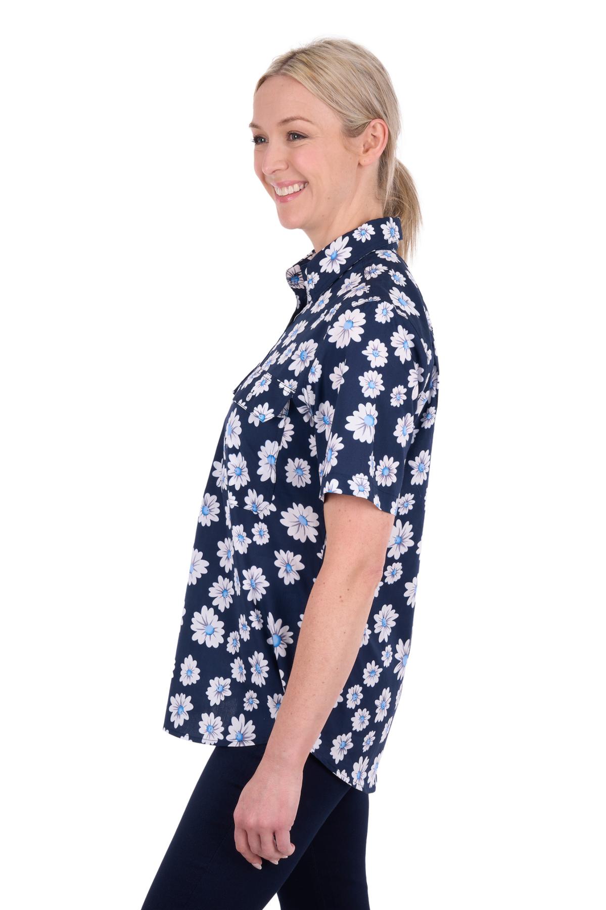 Women’s Cass Half Placket Short Sleeve Shirt