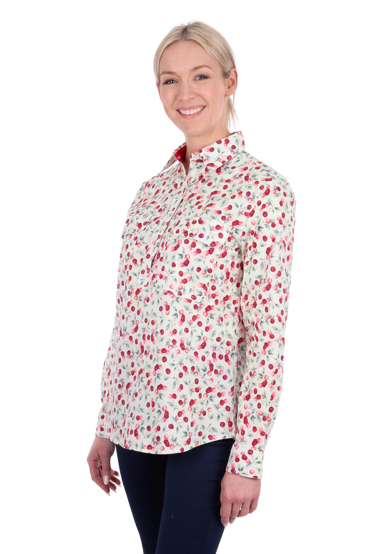 Women’s Clair Half Placket Long Sleeve Shirt