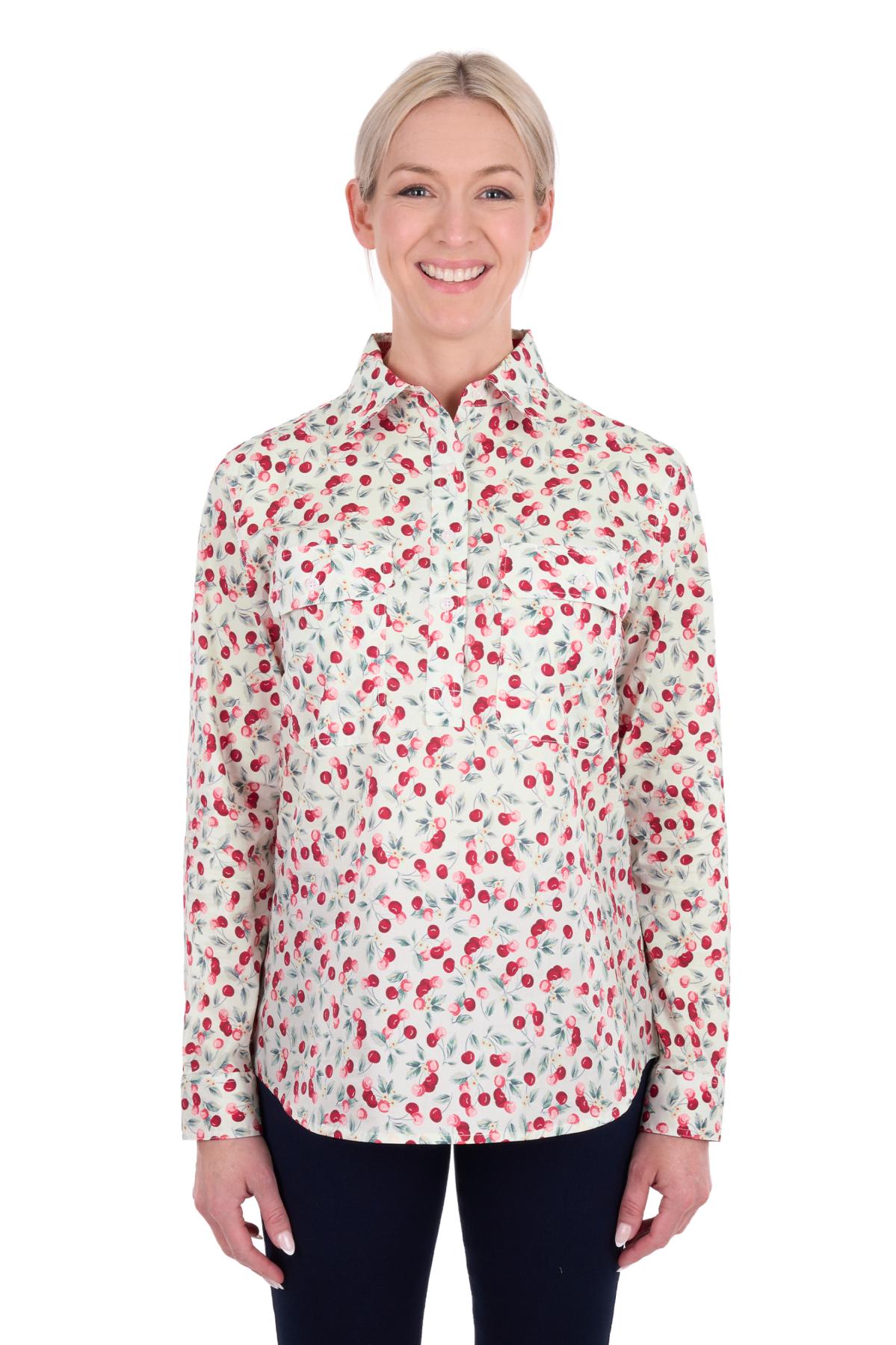 Women’s Clair Half Placket Long Sleeve Shirt