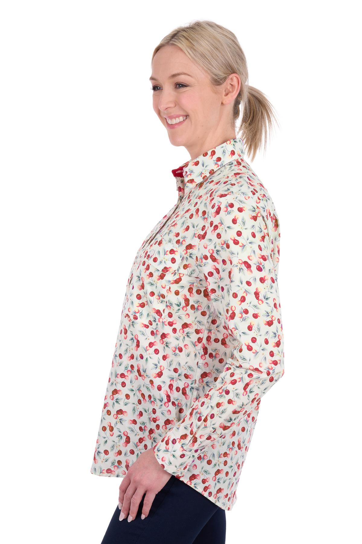 Women’s Clair Half Placket Long Sleeve Shirt
