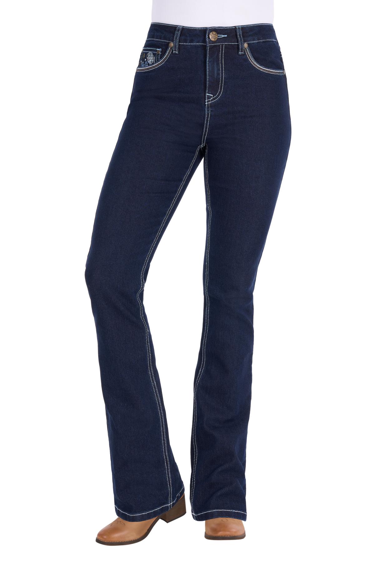 Women’s Daph High Rise Boot Cut Jean 34” Leg