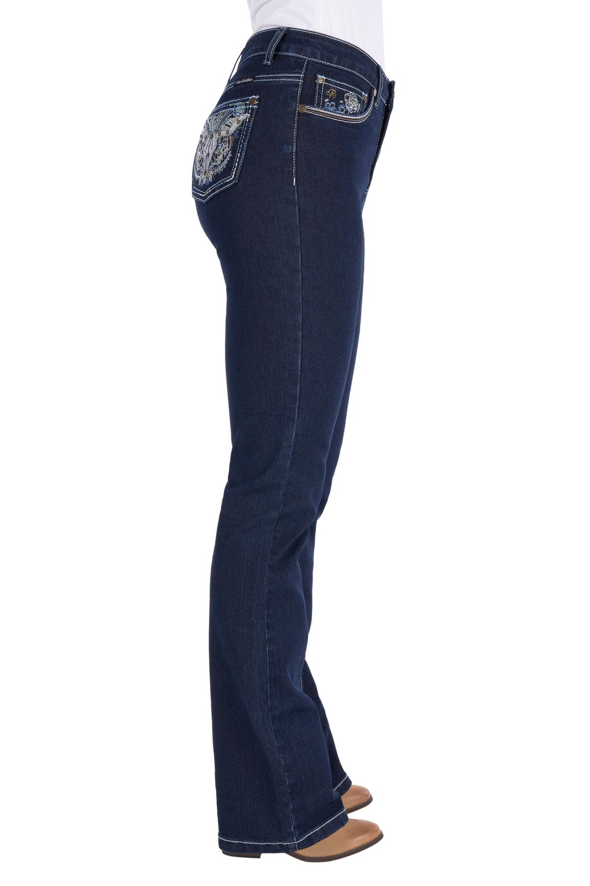 Women’s Daph High Rise Boot Cut Jean 34” Leg