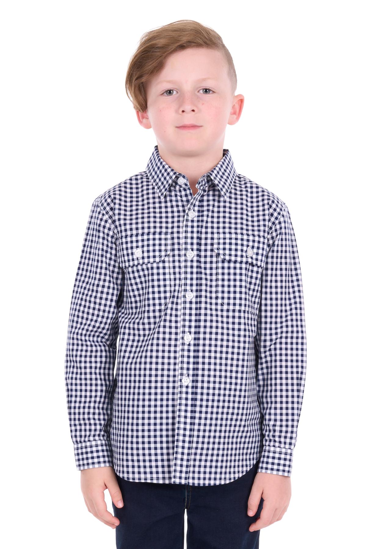 Kid's Taylor Check 2 Pocket Long Sleeve Shirt