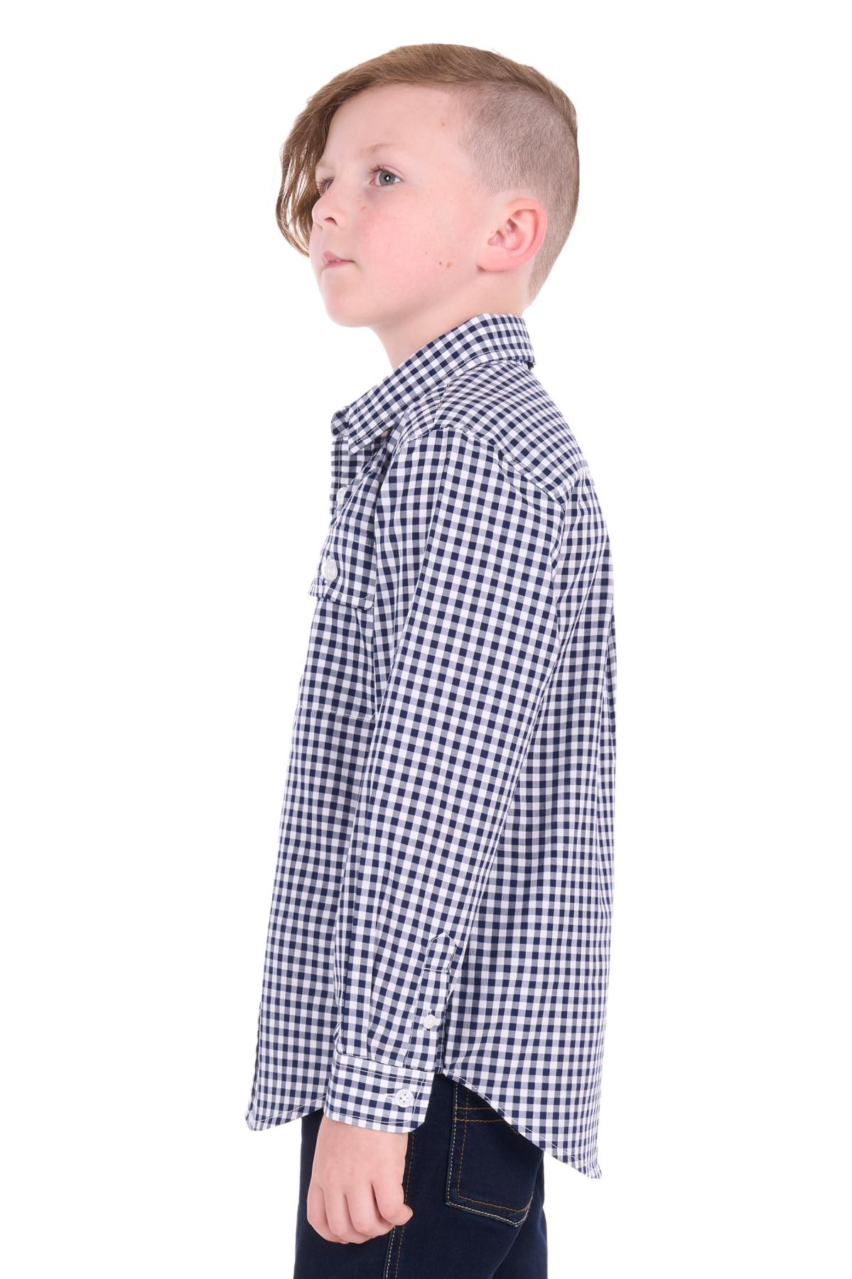 Kid's Taylor Check 2 Pocket Long Sleeve Shirt