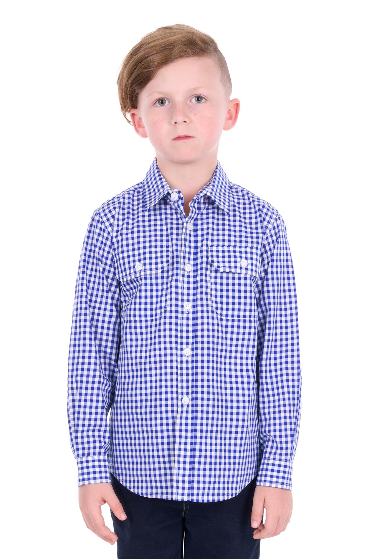 Kid's Taylor Check 2 Pocket Long Sleeve Shirt