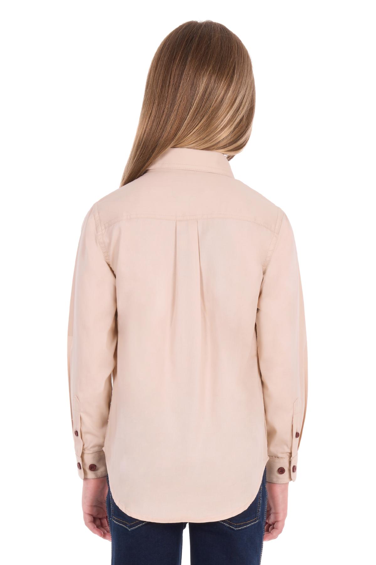 Kid's Half Placket Light Cotton Shirt