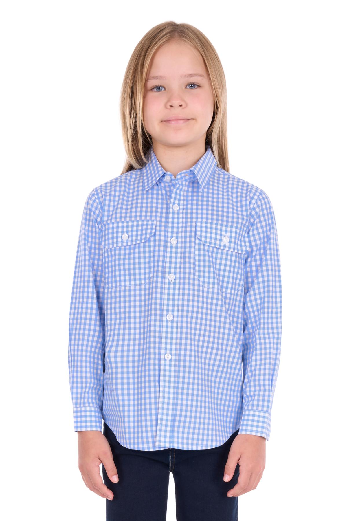 Kid's Taylor Check 2 Pocket Long Sleeve Shirt