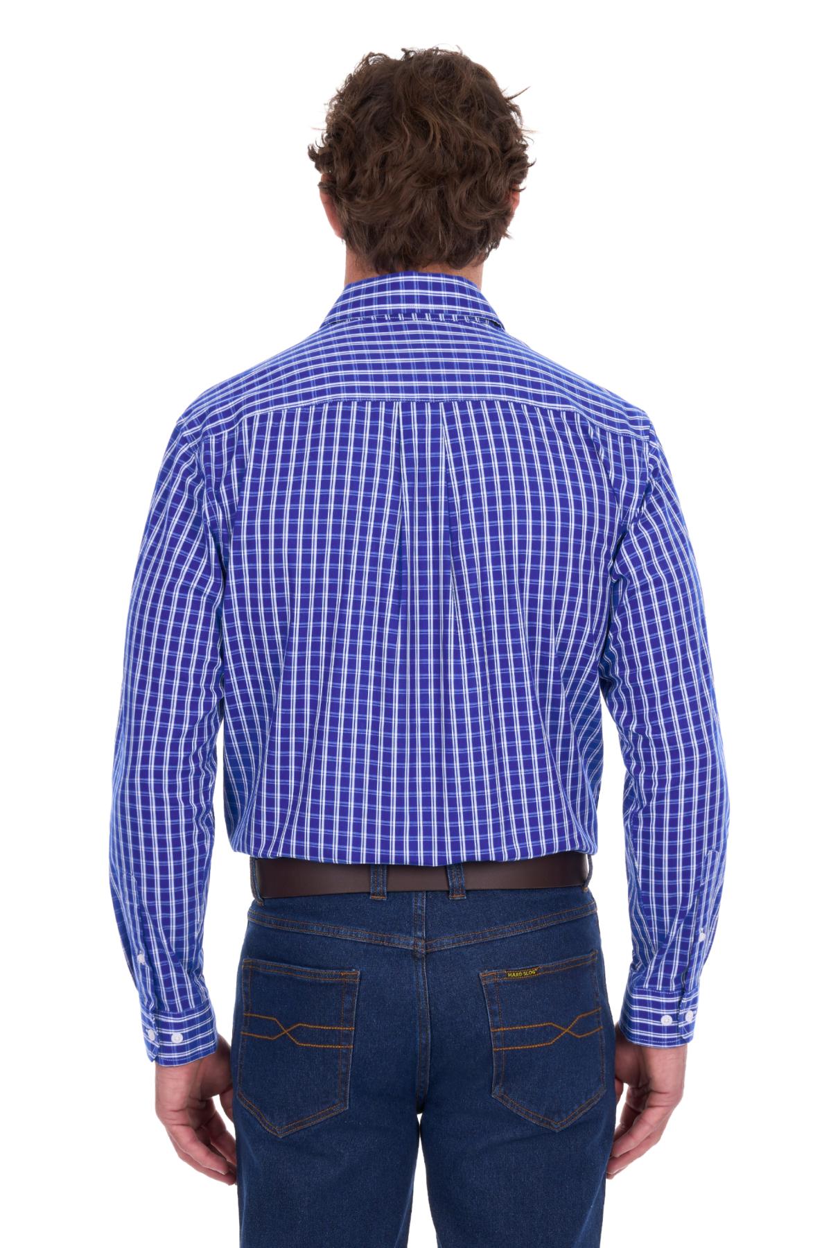 Men's Alex Check 2 Pocket Long Sleeve Shirt