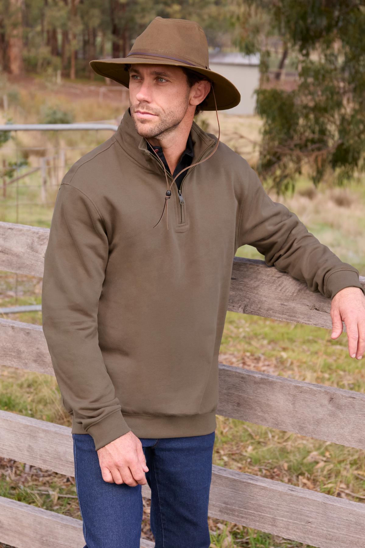 Men's 1/4 Zip Fleece Top